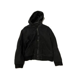 G.H. Bass & Co. Hooded Canvas Workwear Jacket Mens Med